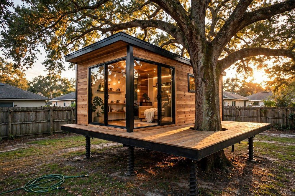Canopy Studio — Canopy Cabin luxury treehouse ADU exterior