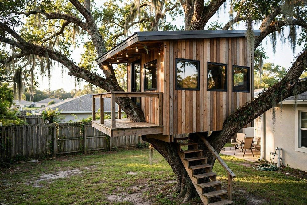 The Haven Perch — Haven luxury treehouse ADU exterior