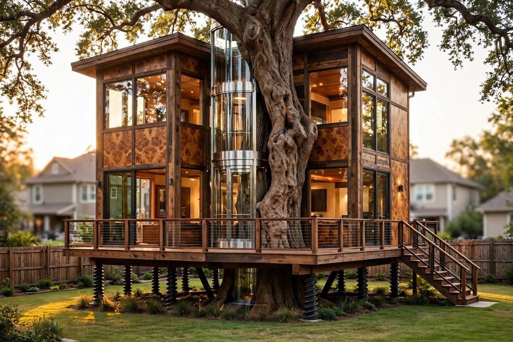 The Core — Signature Estate luxury treehouse ADU exterior