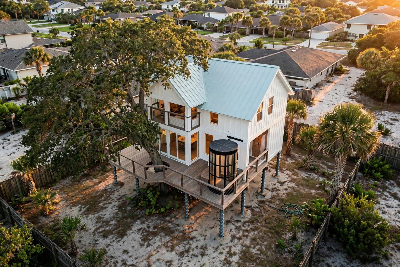 The Dune Gable from above — Coastal Gables collection, Rose Homes Luxury Builds