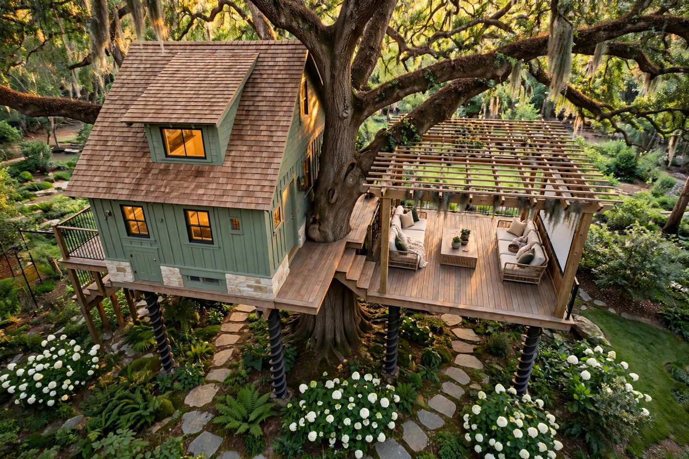 The Moon Garden from above — Garden Estate collection, Rose Homes Luxury Builds