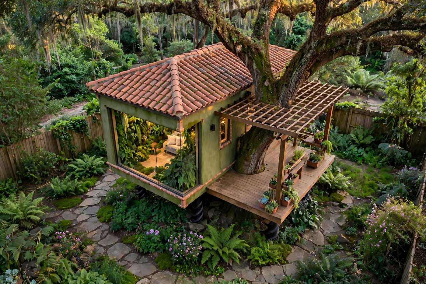 The Verdant from above — Garden Estate collection, Rose Homes Luxury Builds