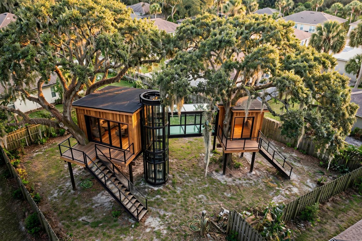 The Skybridge from above — Signature Estate collection, Rose Homes Luxury Builds