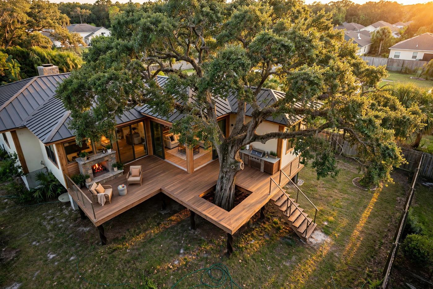 The Terrace from above — Signature Estate collection, Rose Homes Luxury Builds